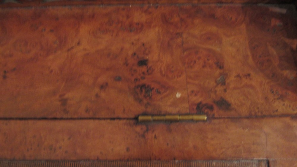 Superb burr oak desk View XVI