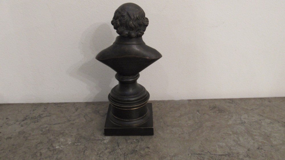 19thc bronze bust  View X