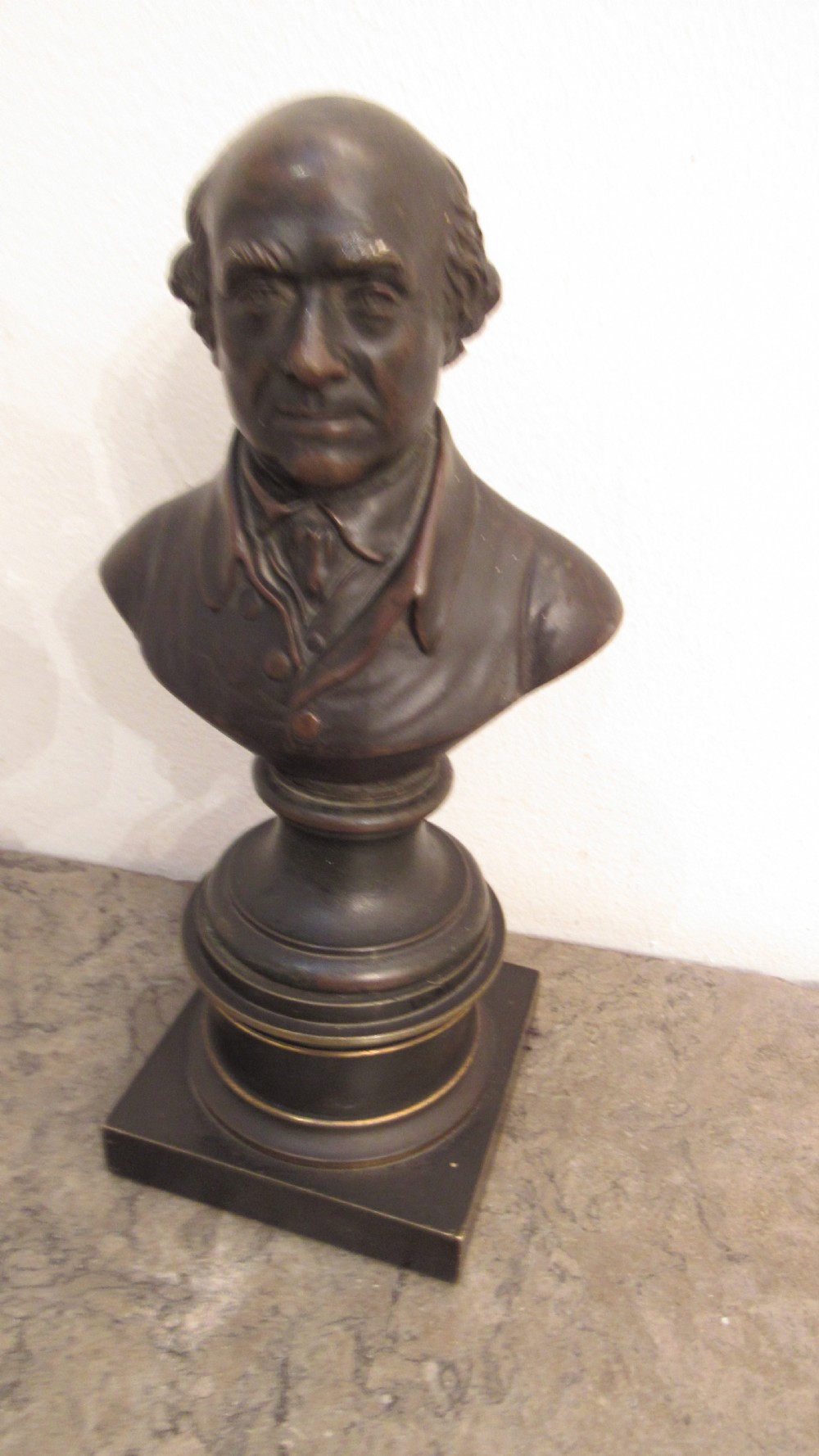 19thc bronze bust  View XVI