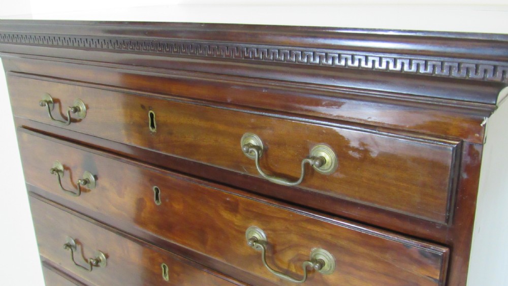 Rare irish secretaire georgian chest  View III