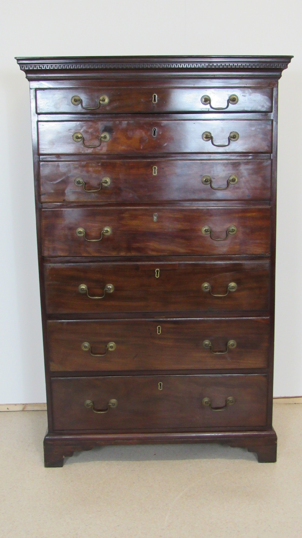 Rare irish secretaire georgian chest  View IV
