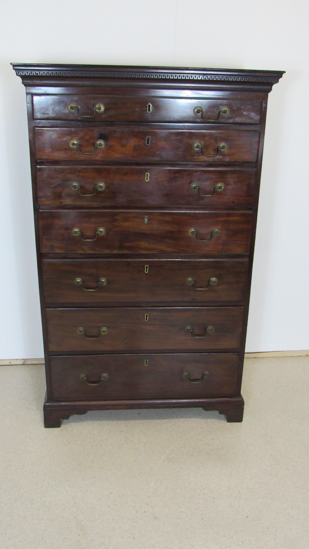Rare irish secretaire georgian chest  View VII
