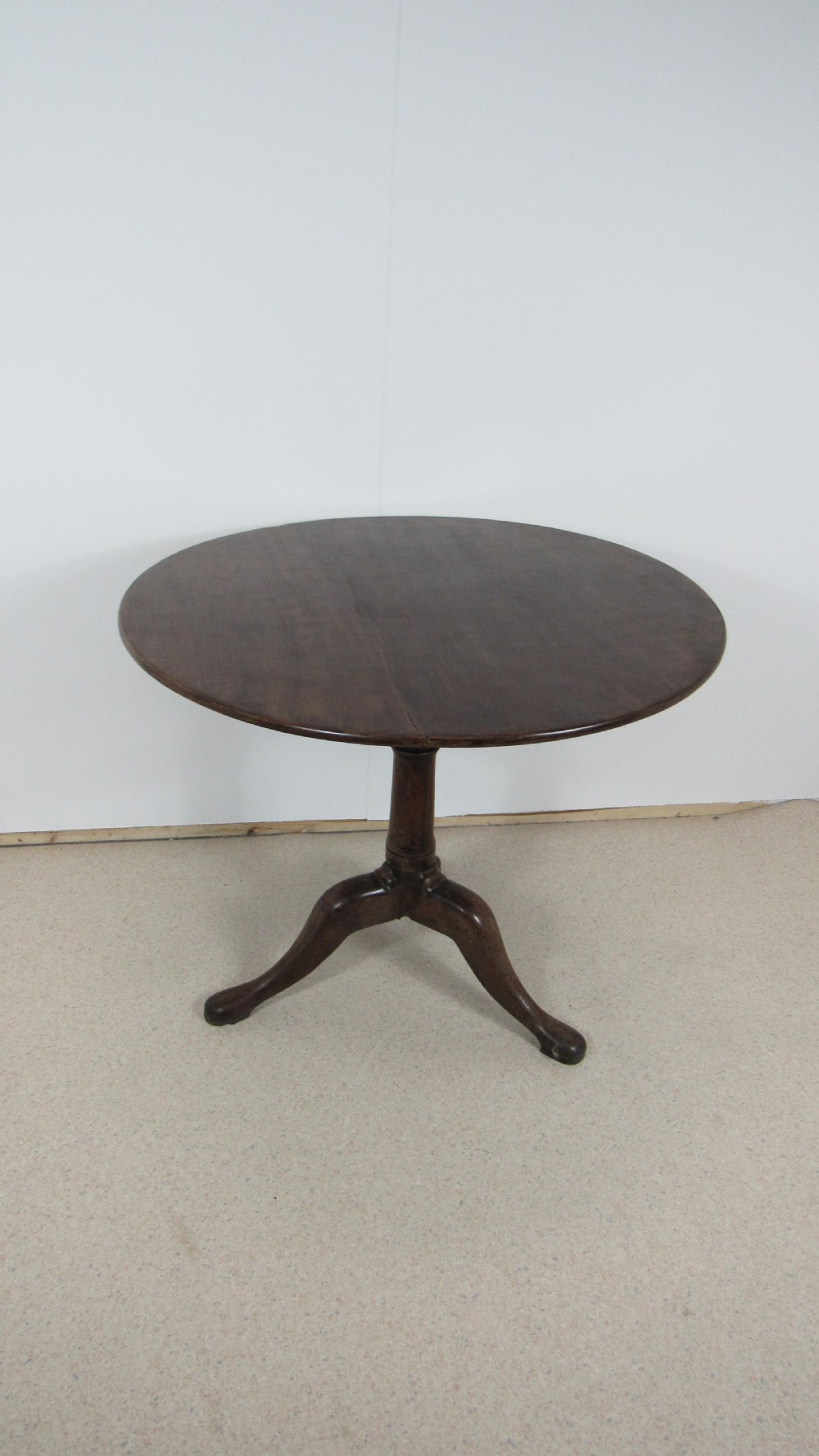 Georgian mahogany snap top table  View IX