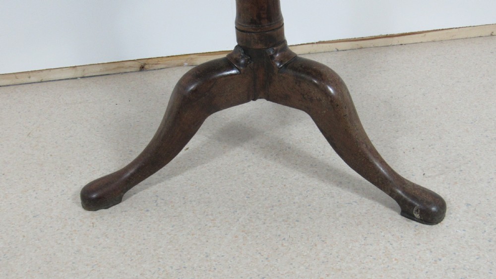 Georgian mahogany snap top table  View XIV