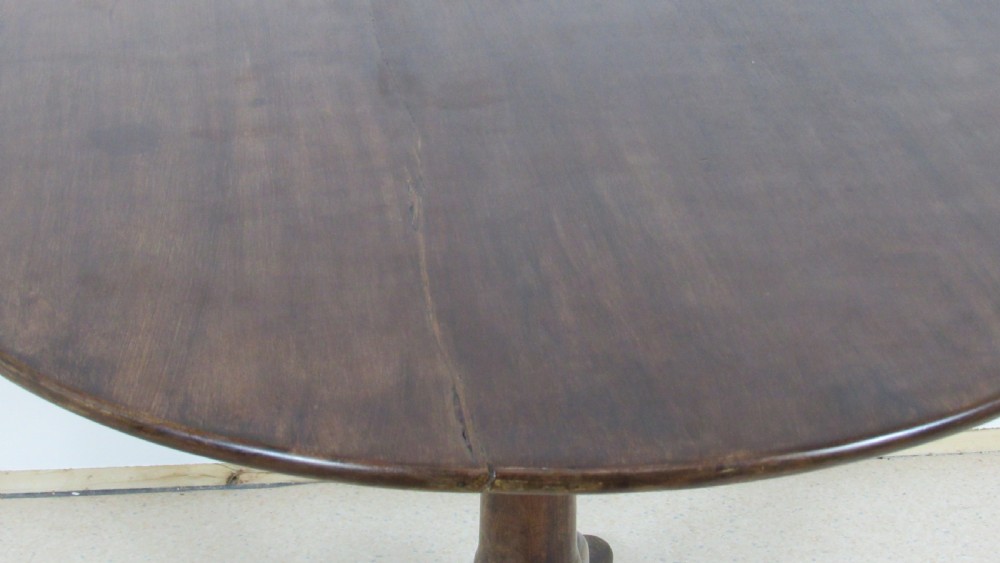 Georgian mahogany snap top table  View XVI