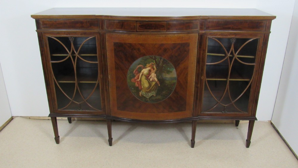 Superb mahogany painted cabinet View II