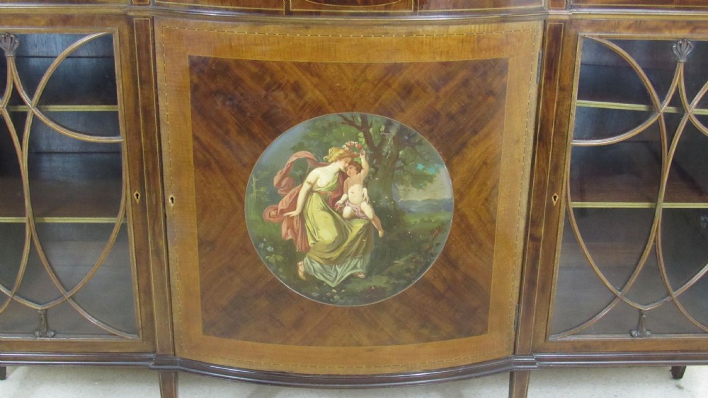 Superb mahogany painted cabinet View III