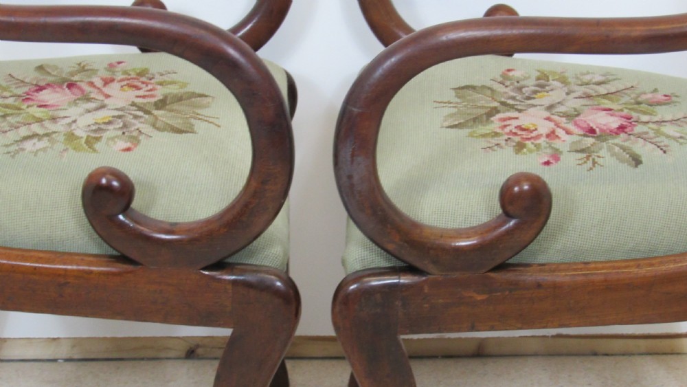 Lovely pair of regency carver chairs  View VIII