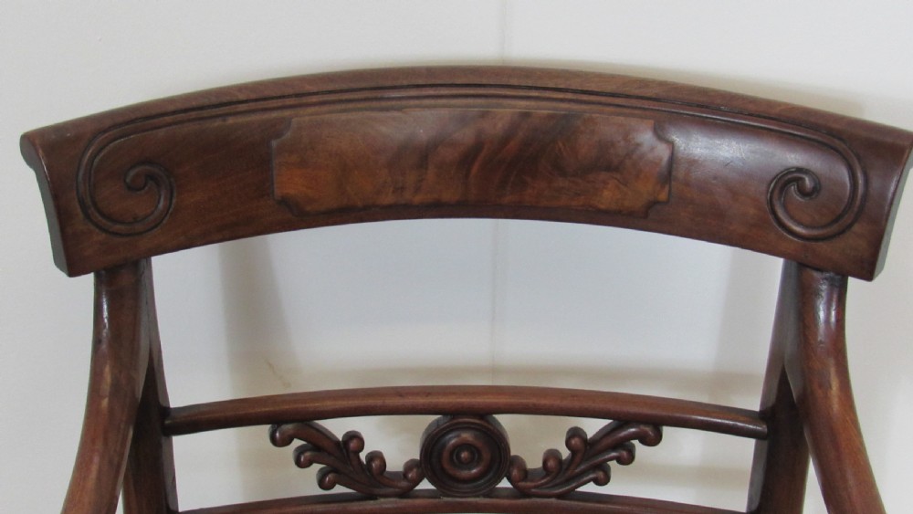 Lovely pair of regency carver chairs  View XVI