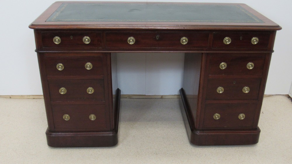 Mahogany Victorian desk 