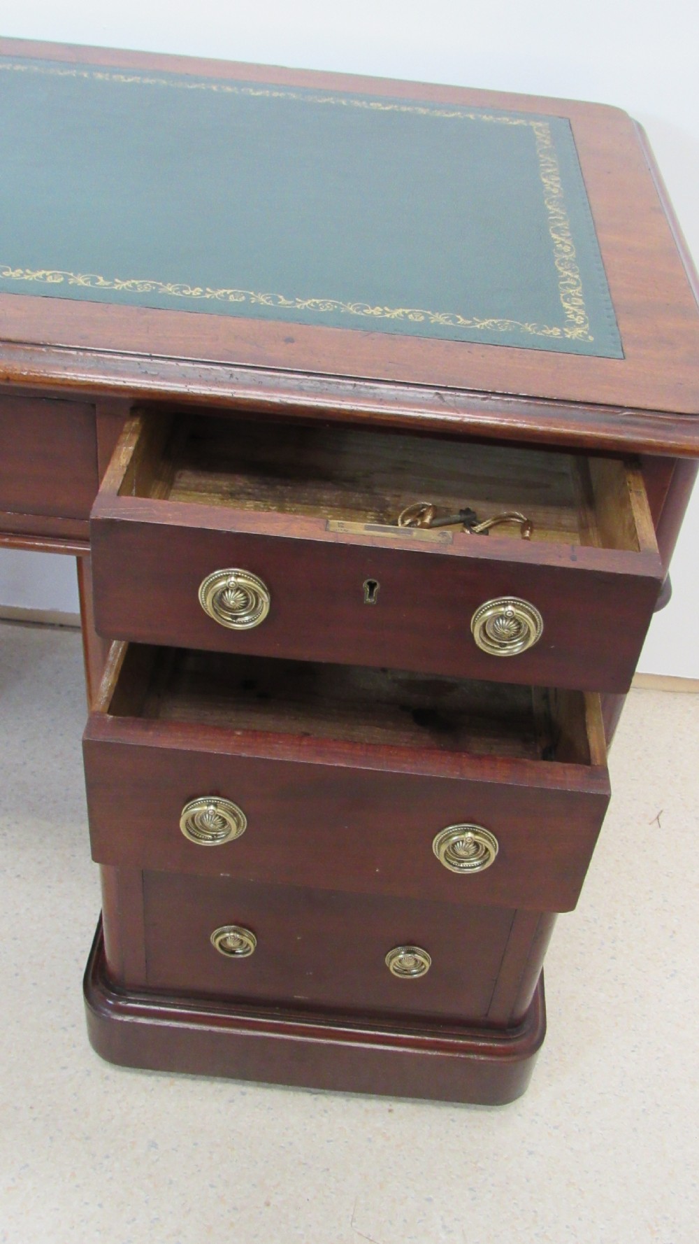Mahogany Victorian desk  View IV