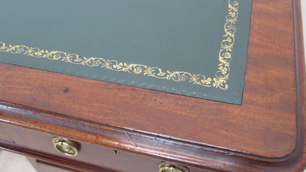 Mahogany Victorian desk  View V