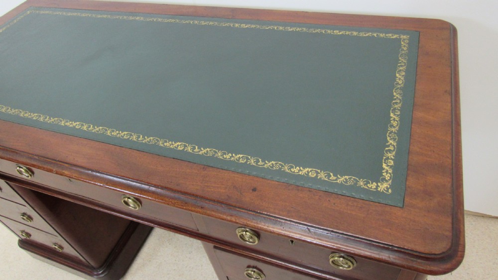 Mahogany Victorian desk  View VII