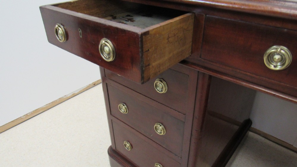 Mahogany Victorian desk  View VIII