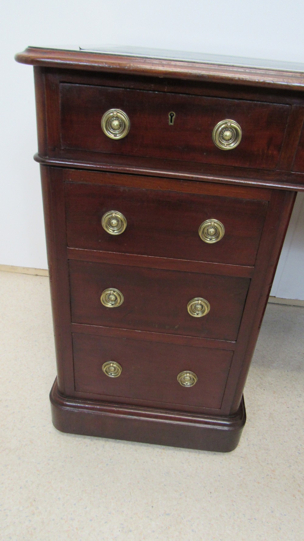 Mahogany Victorian desk  View X