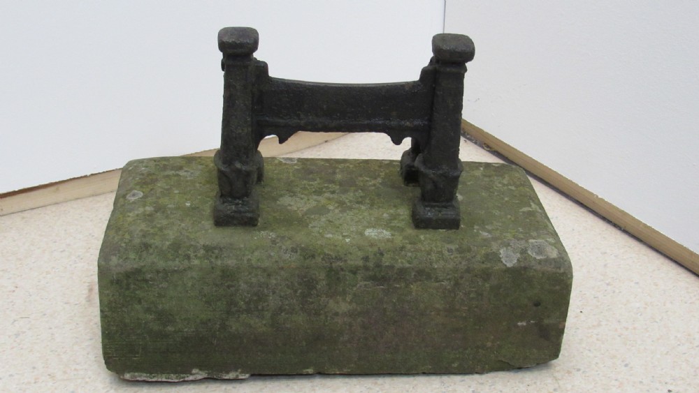 Early Victorian boot scrapper