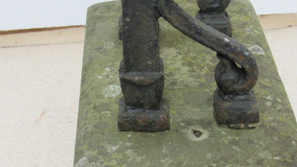 Early Victorian boot scrapper View VIII
