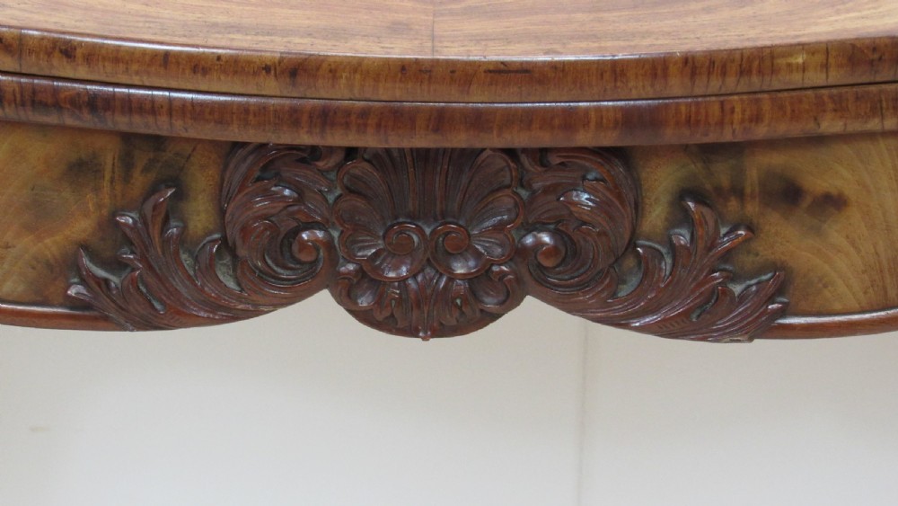 19THC mahogany tea table  View II