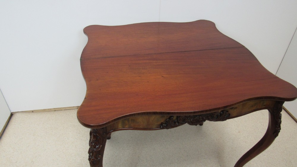 19THC mahogany tea table  View IX