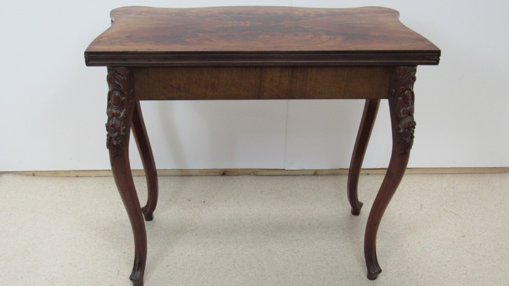 19THC mahogany tea table  View XI