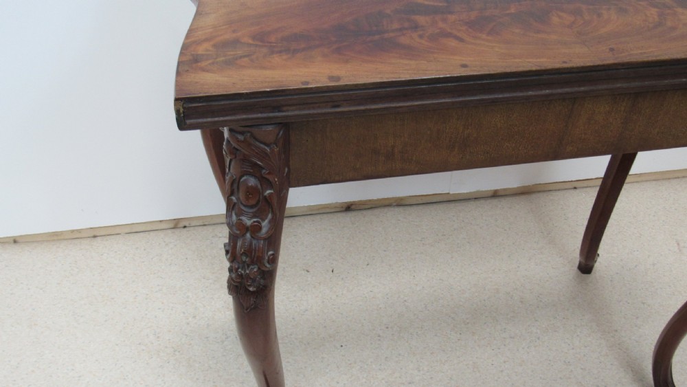 19THC mahogany tea table  View XII