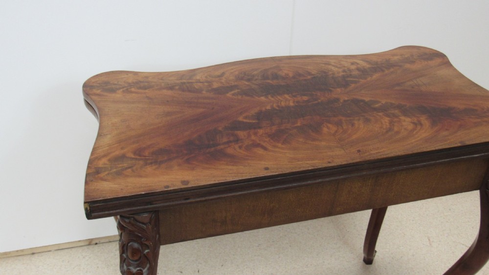 19THC mahogany tea table  View XIII