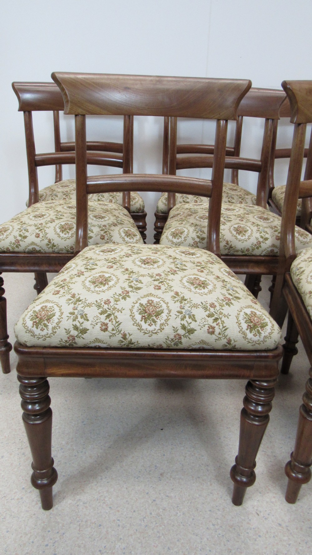 Set of 8 mahogany chairs  View III