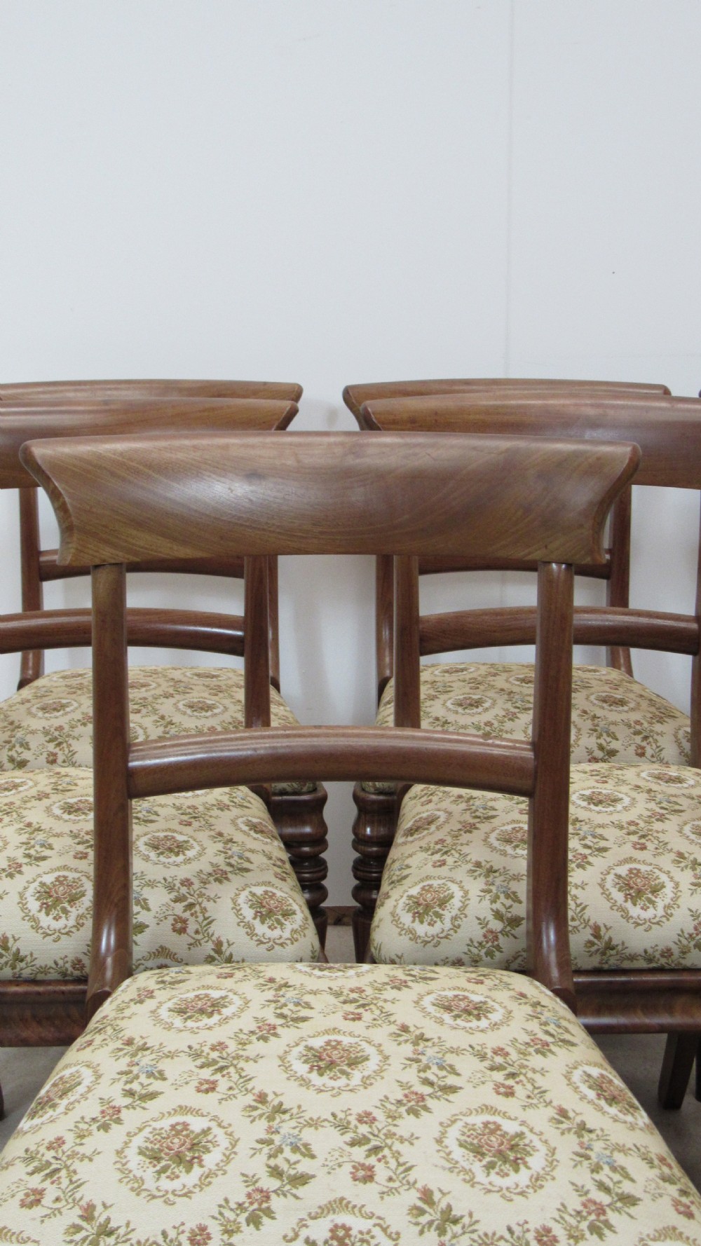 Set of 8 mahogany chairs  View V