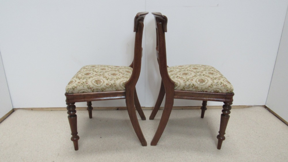 Set of 8 mahogany chairs  View VI