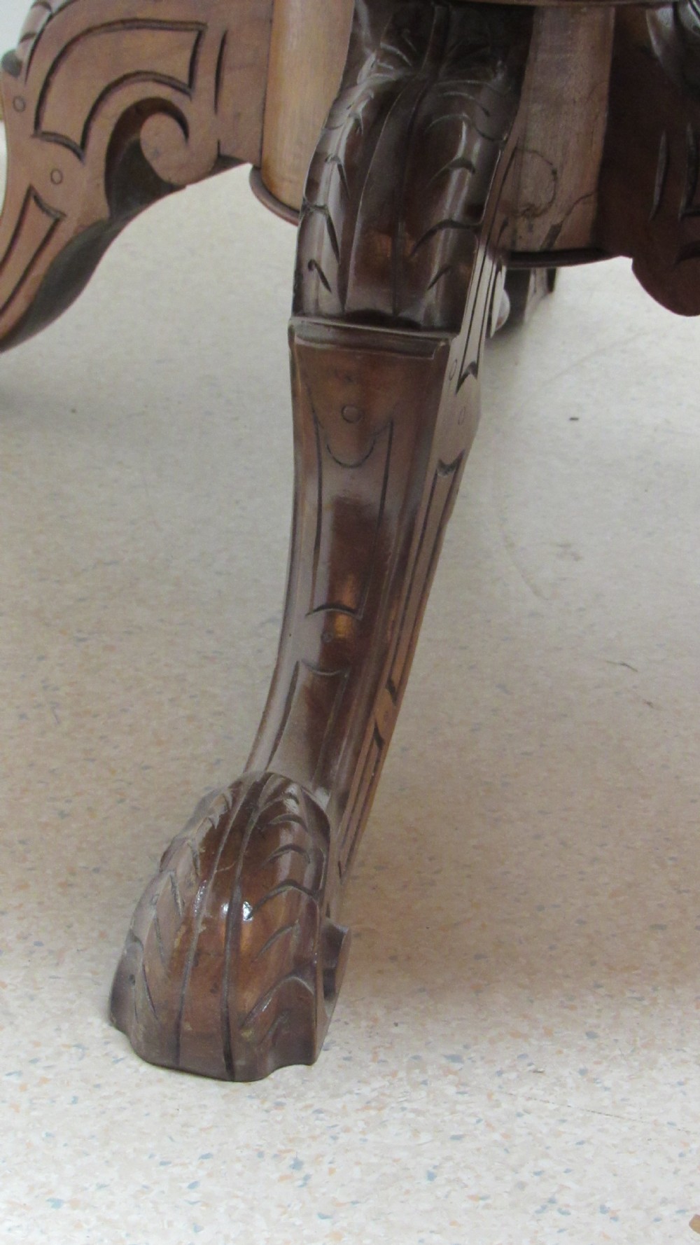 Superb Victorian walnut inlaid coffee table  View VIII
