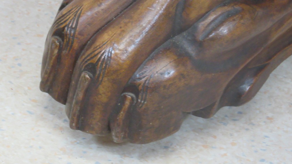 Superb walnut Irish centre table  View XVI