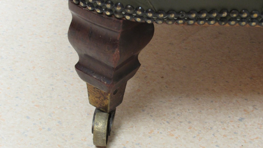 Lovely Victorian leather  club armchair  View XI
