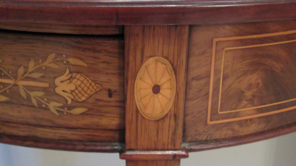 Superb inlaid console table  View V