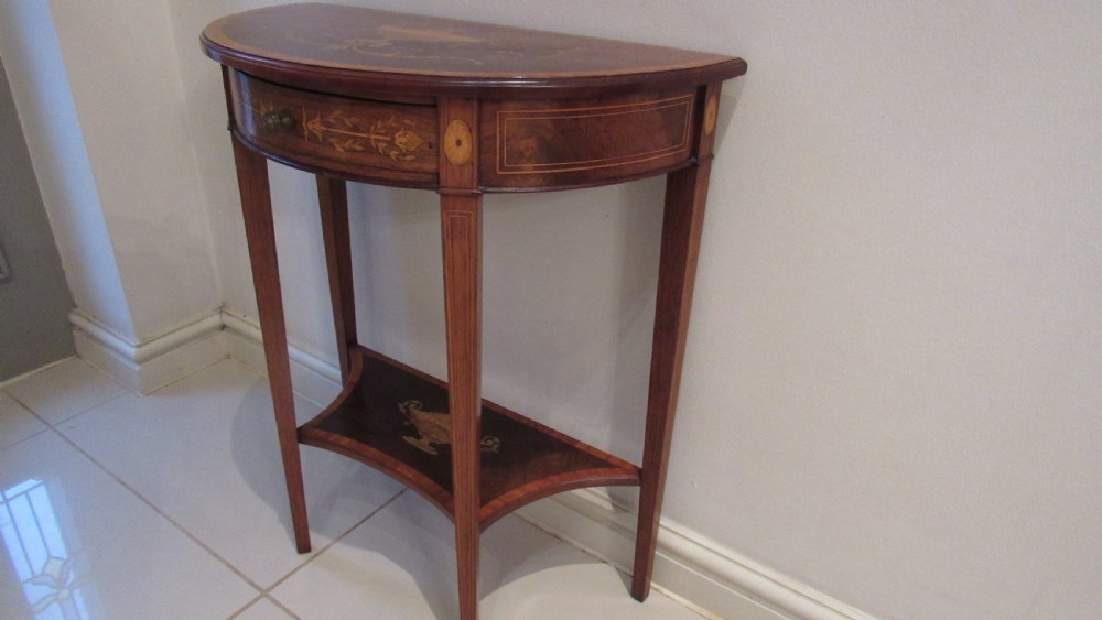Superb inlaid console table  View VI