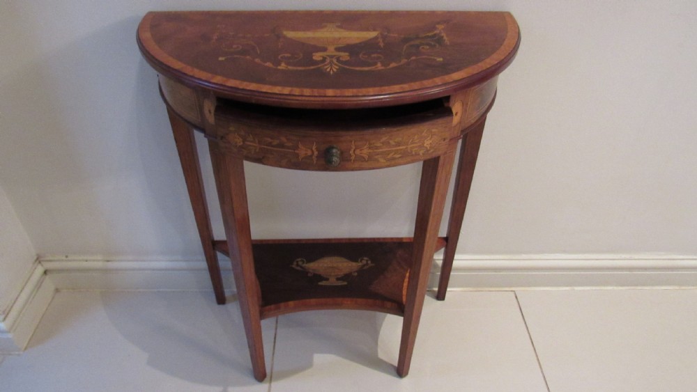 Superb inlaid console table  View VII