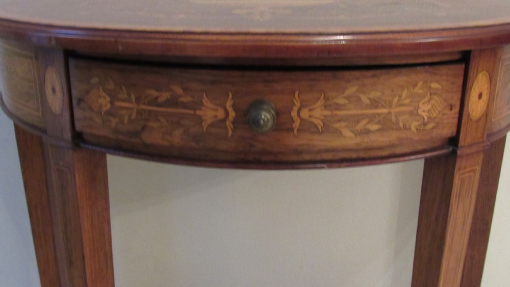 Superb inlaid console table  View VIII