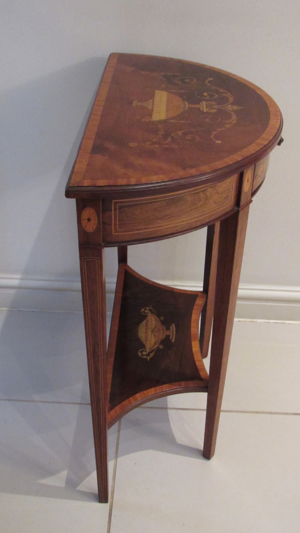 Superb inlaid console table  View XII