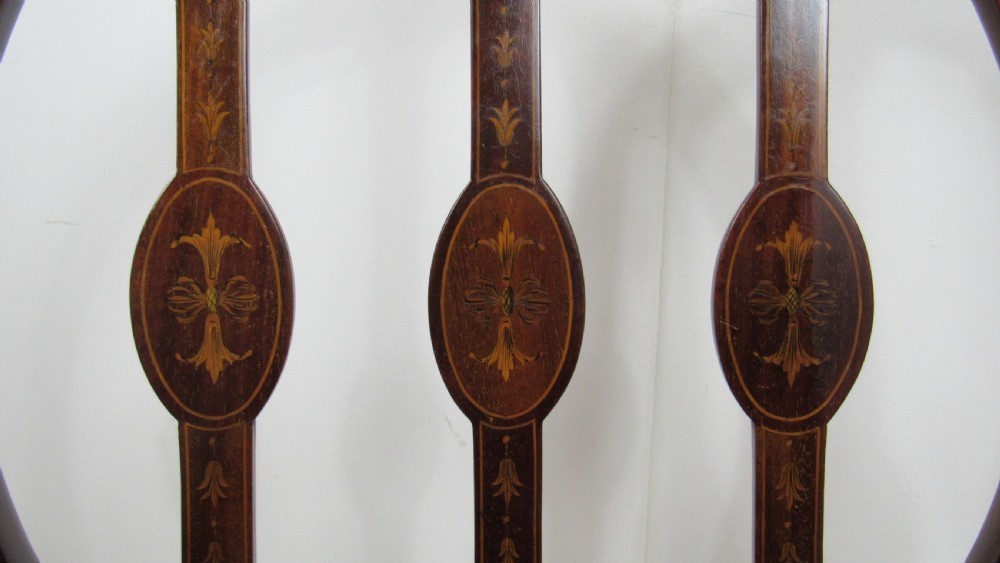 Lovely  Edwardian inlaid desk armchair View IV