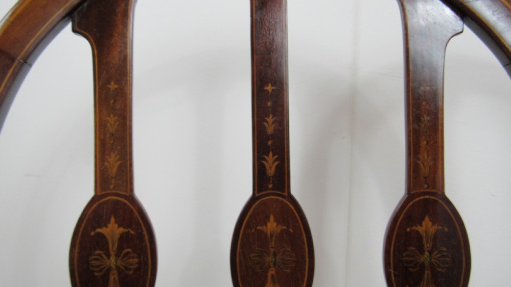 Lovely  Edwardian inlaid desk armchair View V