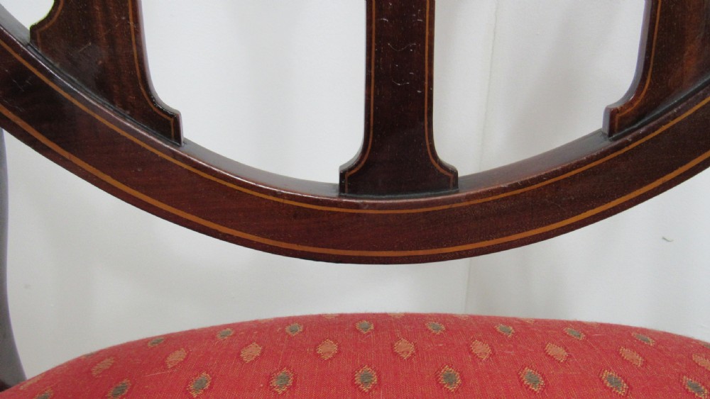 Lovely  Edwardian inlaid desk armchair View VI