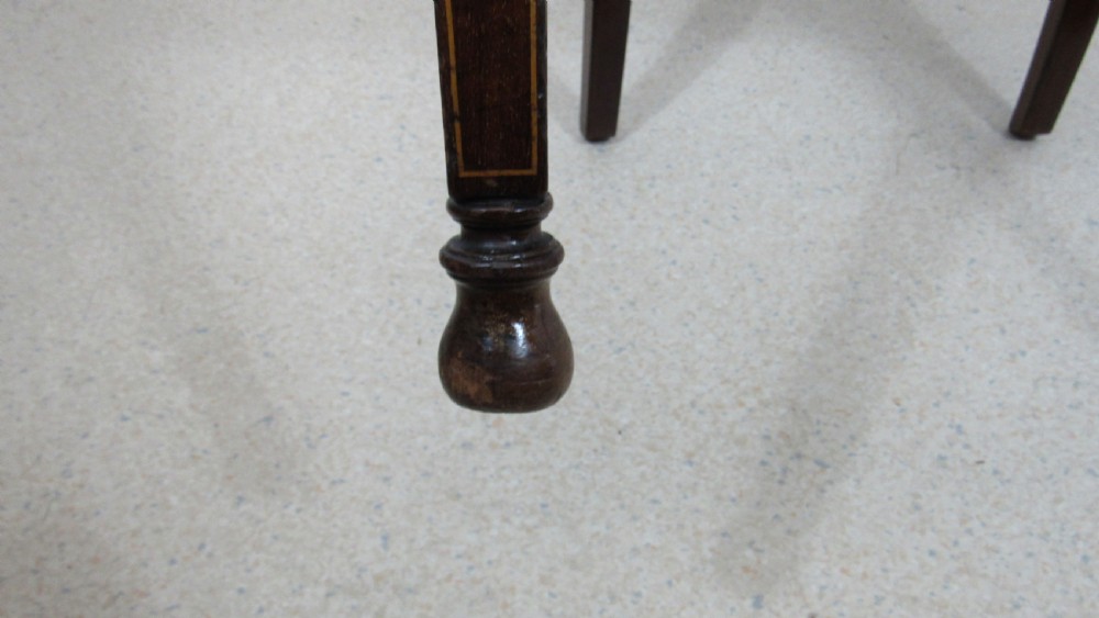 Lovely  Edwardian inlaid desk armchair View XII