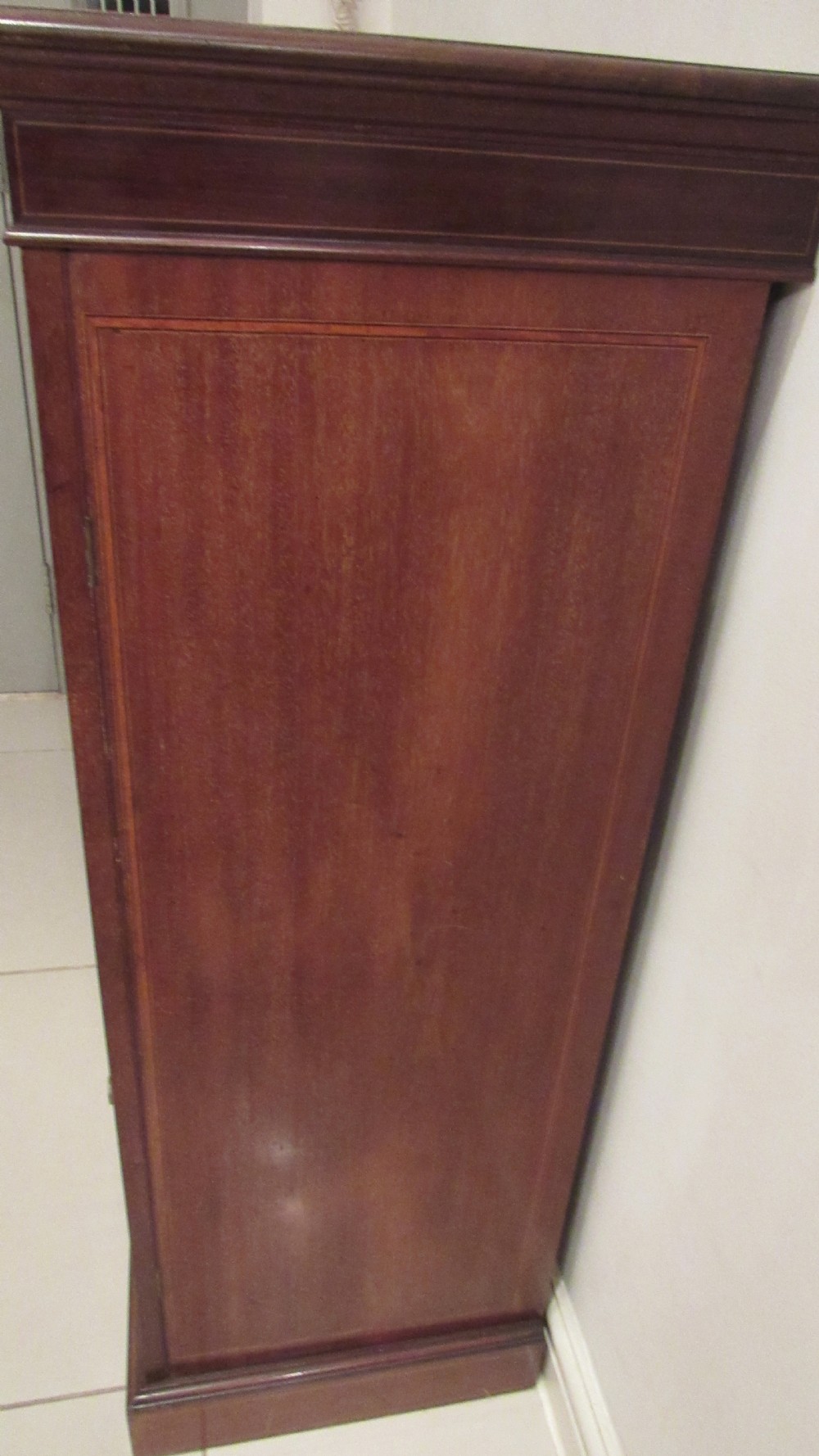 Edwards and Roberts marquetry Wellington chest View VI