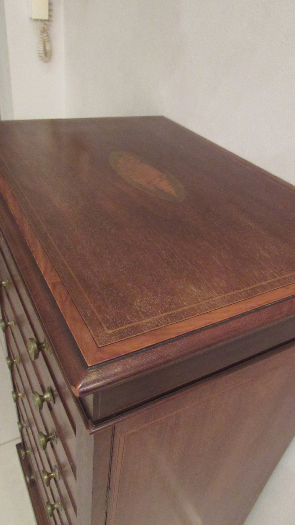 Edwards and Roberts marquetry Wellington chest View VII