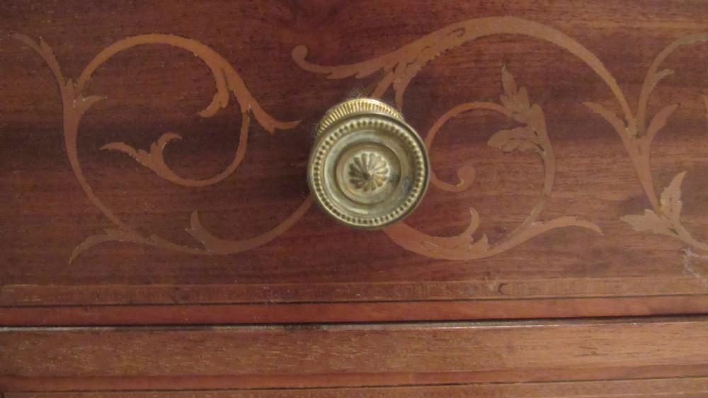 Edwards and Roberts marquetry Wellington chest View IX