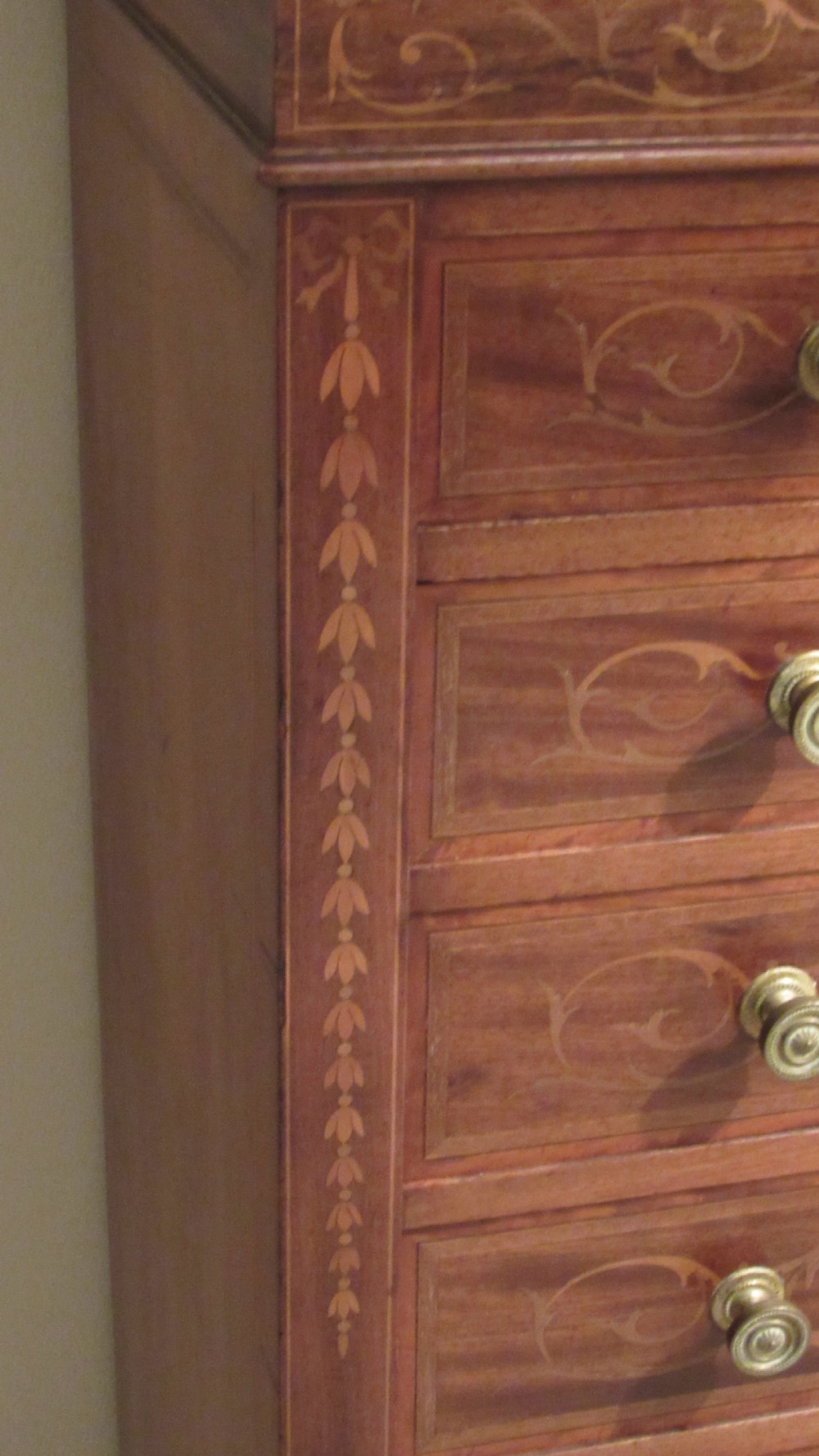 Edwards and Roberts marquetry Wellington chest View XIX