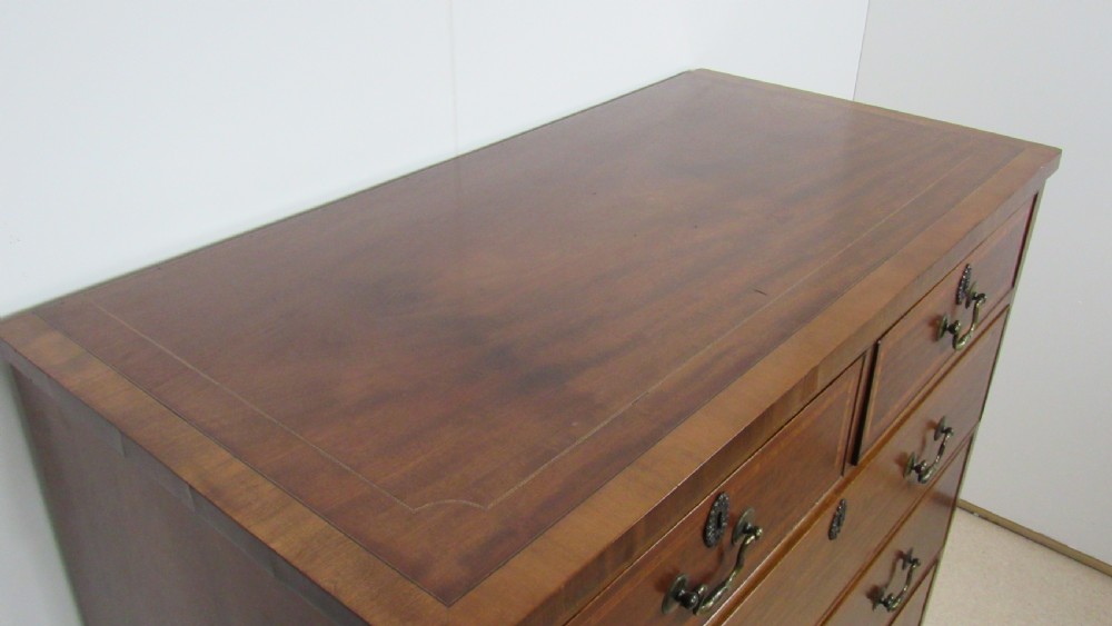 Georgian inlaid chest of drawers  View II