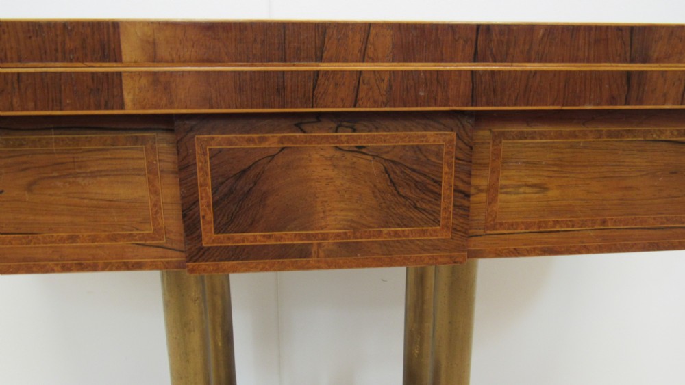 Wonderful rosewood card table View VIII