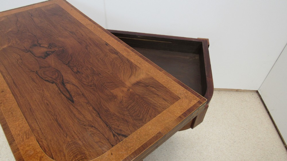 Wonderful rosewood card table View XIV