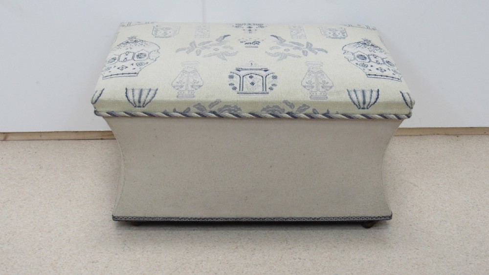 lovely upholstered ottoman
