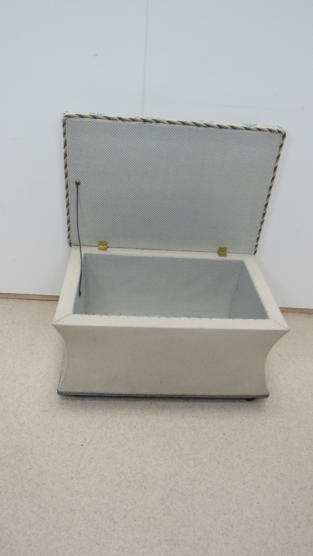 lovely upholstered ottoman View III